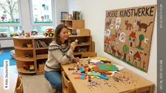 Kurzgeschichte: Ein Wort am Basteltisch brachte plötzlich die Stimmung im Raum zum Kippen